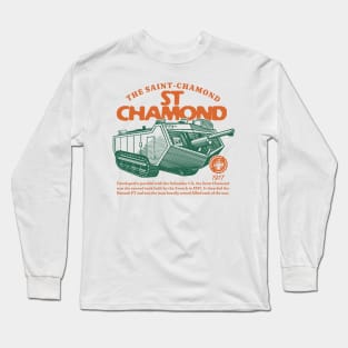 ST CHAMOND - WW1 French Tank Long Sleeve T-Shirt